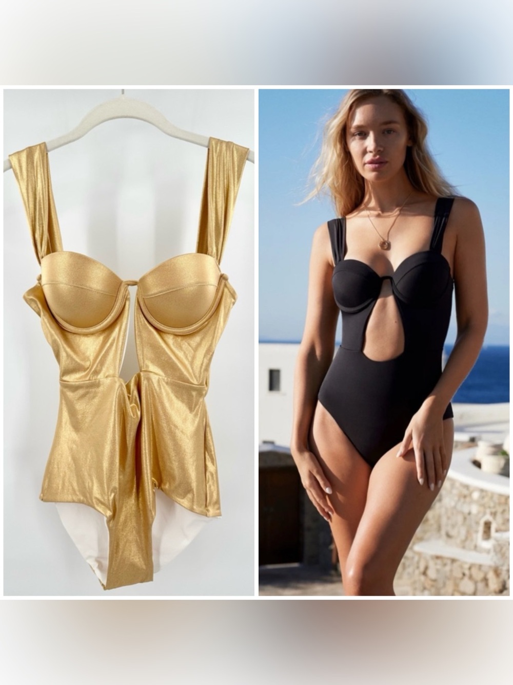 ARABELLA LONDON The Bustier Bodysuit in Gold Shimmer NWT